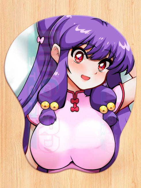 Xiam Poo 3D Mouse pad with Gel Wrist rest